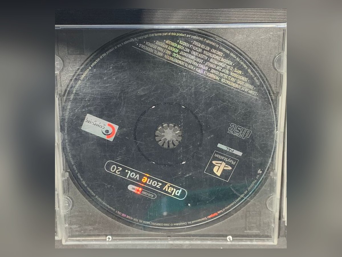 Play Zone Vol. 20 — PlayStation (disc demo de colecție)