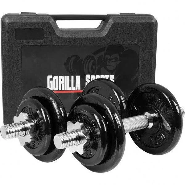 Set gantere reglabile 2x20kg