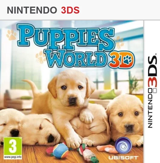 Puppies World 3D — Nintendo 3DS (doar cardul)